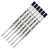 6 Pack - Refill Black-P900-Fine Tip Schmidt Parker Style Ballpoint