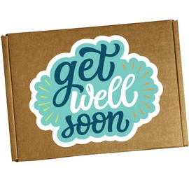 Hangry Kits Get Well Soon Gift Basket & Snack Box - Send a Care Package to Women, Men, Adults, Kids & Families Sick in Hospital, After Surgery Recovery or When They Need to Feel Better