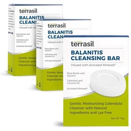 Balanitis Soap for Men, Care & Relief from Balanitis Symptoms: Itch, Redness. Natural, Dermatologist Tested & Hypoallergenic Approved (75gm) - Size: 3 Count