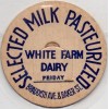 Milk Bottle Cap - White Farm Dairy - (Baltimore, MD) - Braddish Ave. & Baker St.
