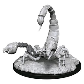 WizKids Deep Cuts Unpainted Miniatures: Wave 13: Giant Scorpion - Unpainted/Primed Dungeons and Dragons Miniature by WizKids – Compatible with DND and Other Tabletop RPG Games TTRPG