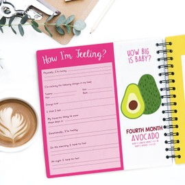 Unconditional Rosie My Nine Month Journy Pregnancy Journal and Baby Memory Book with Stickers - Baby Scrapbook and Photo Album - Perfect Pregnancy Gifts for First Time Moms - Picture and Milestone Books for Toddlers