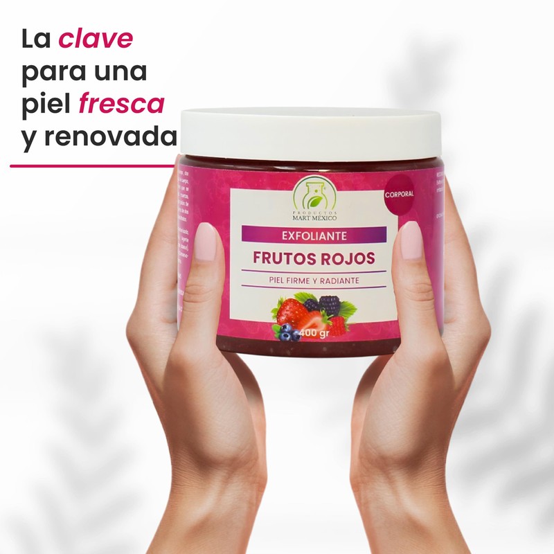 Exfoliante De Frutos Rojos Elimina Toxinas Productos Mart Mexico 400gr