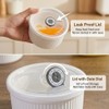 14 oz Ceramic Ramekins with Lids, Set of 4 Oven