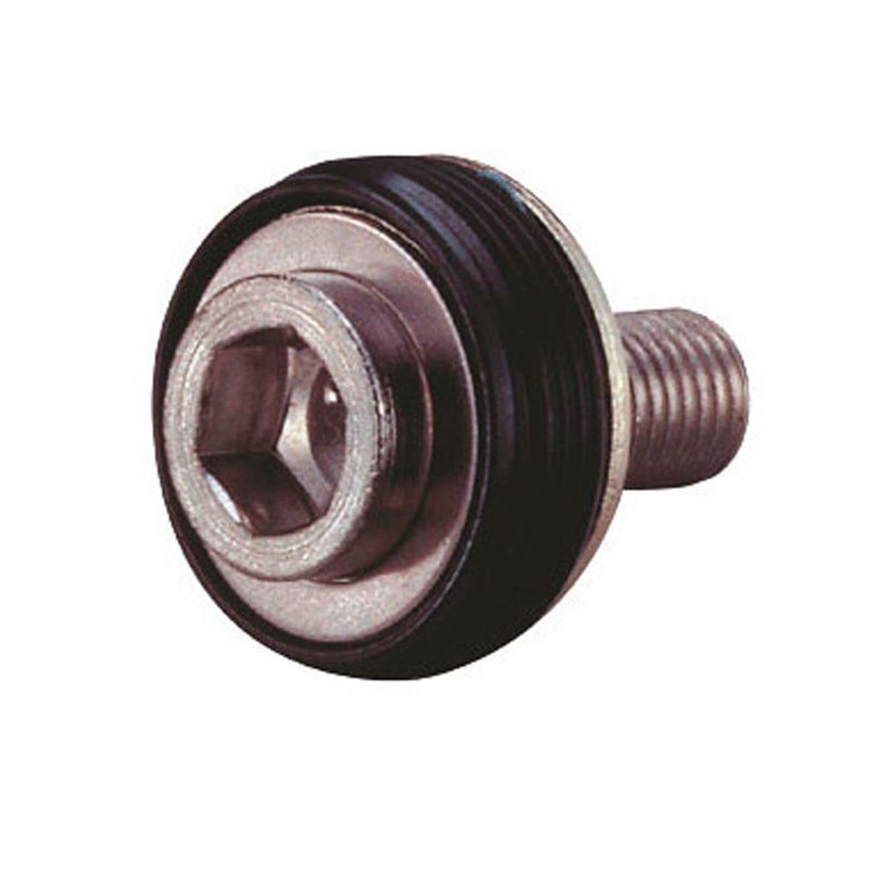FSA Unisex's Self Extracting JIS Steel Crank Bolt, Black, Size