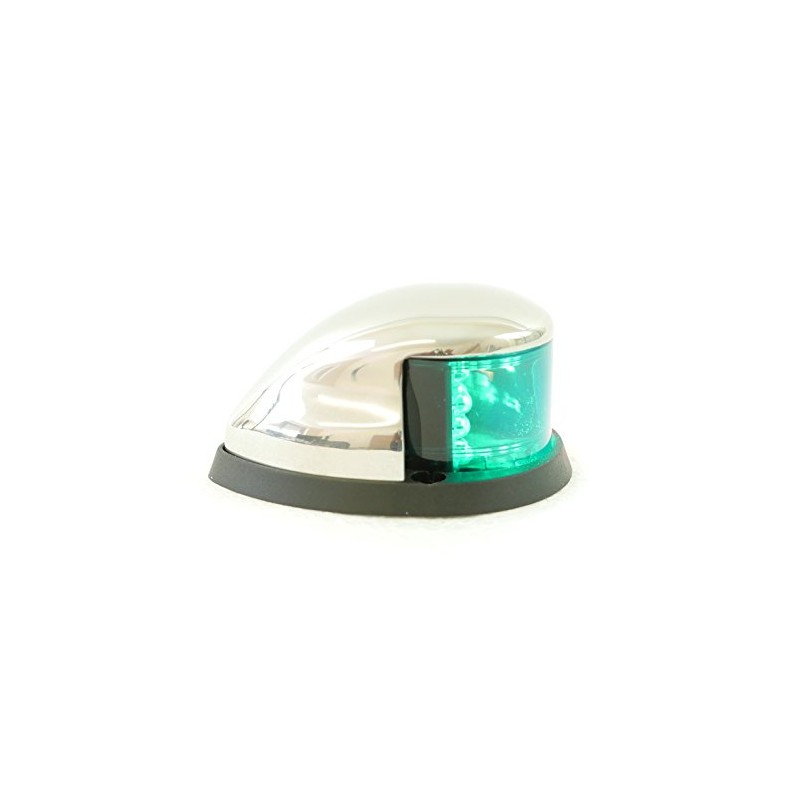MiDMarine Stainless Steel LED Bi-Color (Red/Green) Boat Bow Navigation Light