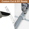 AxiSculpt 2Pack Galvanized Pipe Hanger Strap Metal Pipe Strap 3/4-Inch