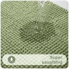 Homaxy Chenille Bathroom Rug, Non-Slip Bath Mat, Washable Bath Mat,