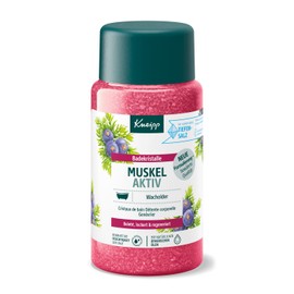 Kneipp Bath Crystals Muscle Active - with Valuable Essential Juniper, Wintergreen & Rosemary Oil - Warming Soothing for Muscles - 600 g, 1