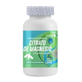 Isaaquim Citrato de Magnesio Puro 1500 mg – 120 Cápsulas | Aporta 240 mg de Magnesio por Porción de 3 Cápsulas | 40 Porciones por Frasco | Alta Absorción