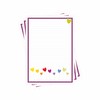 Notepad DIN A6 I Lined I Heart Flowers I Polkadots