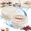 SENIURIS 2 in 1 Drainer with Lid and Strainer, Berry