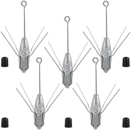 Sputnik Sinker Fishing Weights Lead Fishing Equipment 3oz 5pcs