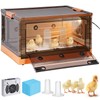 88L Chicken Brooder Box for Chicks, 32-107.6℉Adjustable Temperature Chicks Warmer