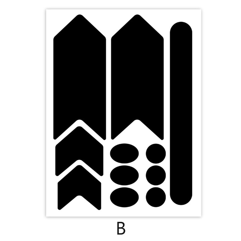 mountain bike frame guard mtb frame protection sticker bike frame