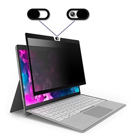 EZ-Pro Screen Protector Privacy Filter for Surface Pro 8 and Surface Pro X, Comes with Camera Cover Slide, Provide Privacy, Anti-Blue Light and Anti-Glare