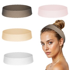 4Pcs Adjustable Silicone Wig Grip Band, Fix No Slip Wig Grip Band Seamless Elastic Bands for Wig, Wig Bands for Keeping Wigs in Place, Wig Accessories for Men and Women, Sports, Yoga - Fix Wig