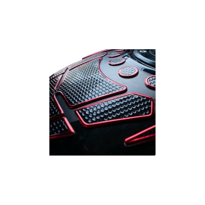 Vmingo Calcomania Moto Fishbone Engomado Tanque Sticker con Relieve Gasolina