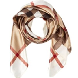 Ecroon Elegant Women's Silk Scarf, Headscarf, Business Silk Scarf, Bandana, Handkerchief - m