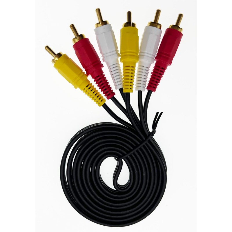 Hjiopkul 3RCA to 3RCA AV Cable 4.5 Meter 3 RCA