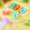 Spritewelry 16 M Hollow Pipe Rubber Cords 4mm Rainbow Barber