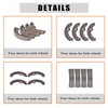 Brake Shoe Set 2 WD Both Wheels Replacement for Chuck