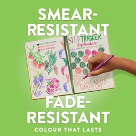 Paper Mate Paper Mate Flair Felt Tip Pens | Medium Point (0.7 mm) Writing Pens | Blue Pens | for Writing, Drawing & Sketching | 12 Count