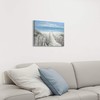 Beach Pathway Canvas Print Artwork: Coastal Ocean Picture Canvas Wall