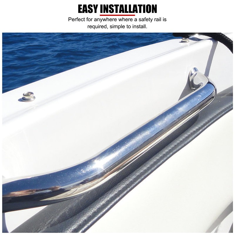 25 x 200 mm 316 Stainless Steel Grab Rail Marine