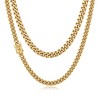 Cysnuc 6mm 8mm Miami Cuban Link Chain for Men Women