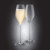 Final Touch 100% Lead-free Crystal Champagne Flutes Glasses Made with