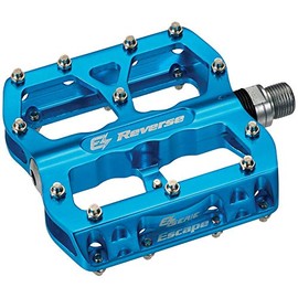Reverse E-Escape Flat Bicycle Pedal Light Blue