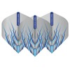 RED DRAGON Peter Wright Snakebite Hardcore Mohawk Blue Dart Flights