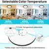 libtit 12 inch Flush Mount LED Ceiling Light Fixture, 3000K