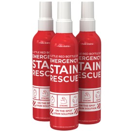 Emergency Stain Rescue Stain Remover Spray - Fast-Acting Spray for Laundry - Carpet Spot Removal & Oil, Grease & Blood Remover for Clothes & Upholstery - 4 Fl Oz (Pack of 3)