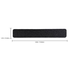Pana Black Nail File Jumbo Size (Grit: 80 x 80, Pack of 10 Pieces) USA Professional Emery Board JUMBO Size Nail Files
