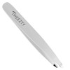Slanted Tweezers - Stainless Steel Tweezers Best Precision Silver Tweezers