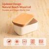 Sweese Large Butter Dish - Airtight Butter Keeper Holds Up