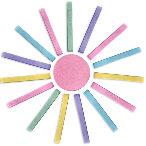 Facial Sponge Compressed，PVA Professional Makeup Removal Wash Pads Round Face