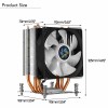 Intel Heatsink CPU Cooler LED RGB Fan 4 Pin Intel