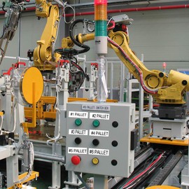 FlyLong Compatible Label Tape Replacement for DYMO Rhino 18445 Vinyl 3/4" Industrial Permanent Label Tapes for DYMO Rhino 5200 4200 5000 6000 Industrial Label Maker, Black on White, 19mm x 5.5m, 5pack