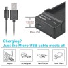 Kastar LP-E10 Slim USB Charger for Canon EOS 1100D, 1200D,