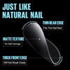 TOMICCA Extra Short Oval Nail Tips - 360Pcs Soft Gel
