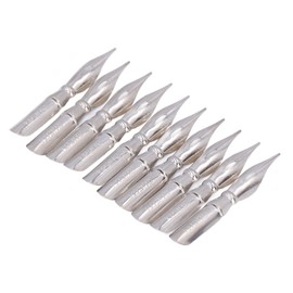 Ranvo Punta de lápiz, Punta de caligrafía de fácil instalación para reemplazo por inmersión Plumilla para Herramientas de Arte(B10 * 10)