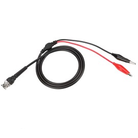 Bnc Crocodile Cable, Double to Oscilloscope Probe Cable with Bnc Crocodile Clip, 50Ω Coaxial Cable Line and Bnc Connector, Compatible with Oscilloscopes and Many Other Measuring Instruments