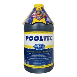 EasyCare 30064 PoolTec Algaecide, Clarifier and Chlorine Salt Cell Booster, 64 oz. Bottle