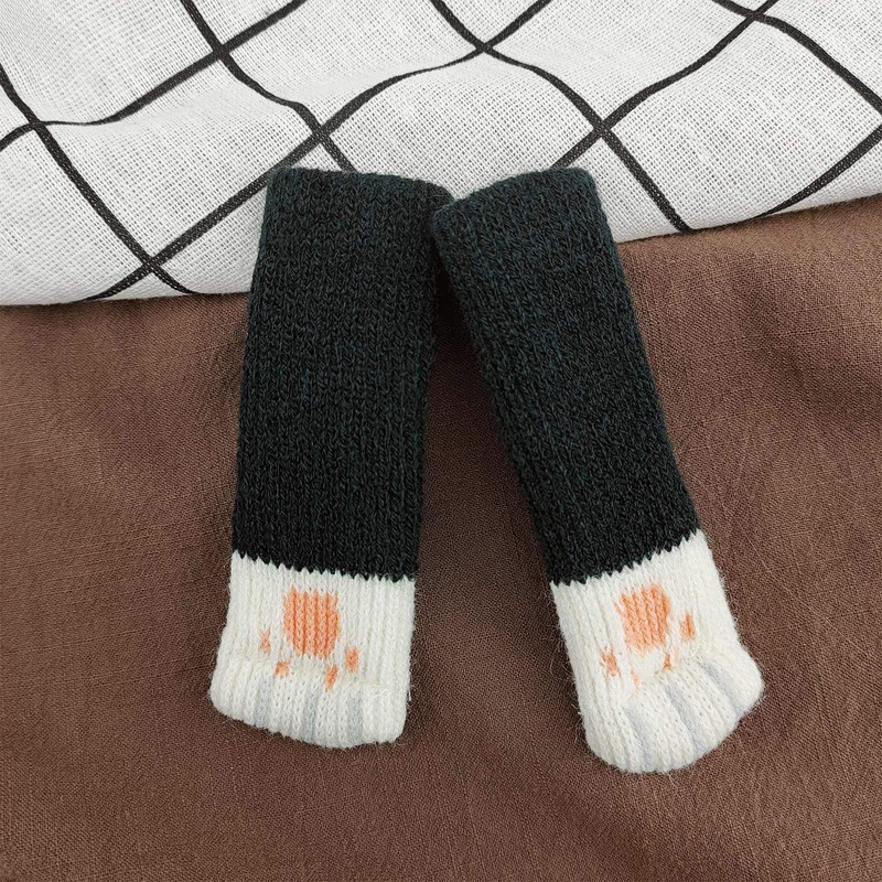 SING F LTD 24Pcs Furniture Leg Covers Set Cute Cat