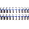 cciyu 20 Pack Blue BA9S 57 Bayonet LED Bulb Gauge
