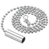 Ohm Denki HS-L50S 00-7066 OHM Switch String Chain, Silver, 19.7