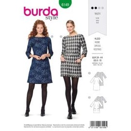 burda Style Sewing Pattern 6149 Women's Sewing Pattern Size 6-18 Sewing Level: Light